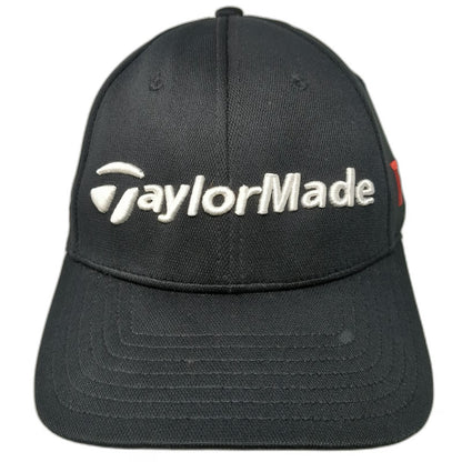 TaylorMade Baseball Cap Black One Size Aero Burner R15 Golf Strapback Hat