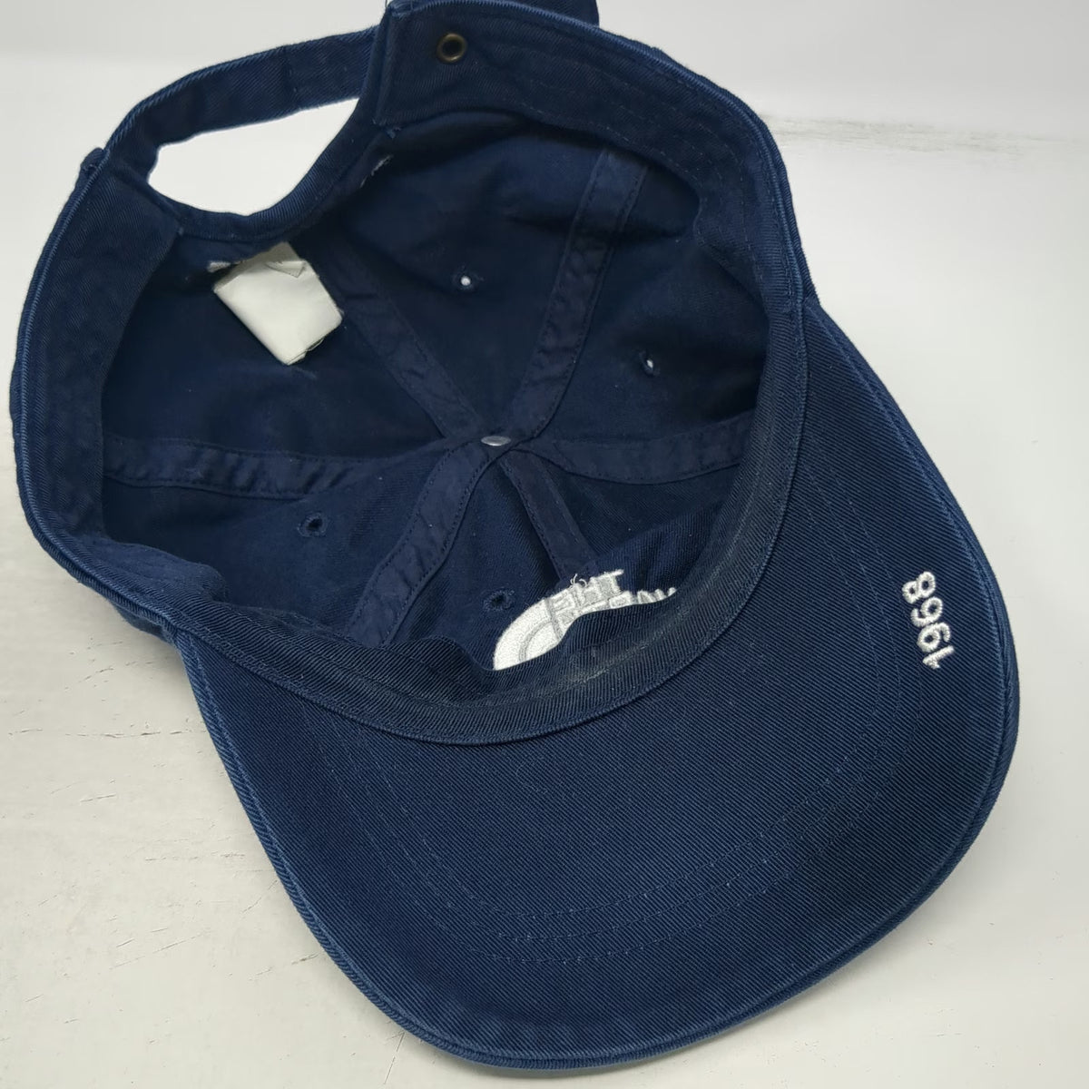 The North Face Baseball Cap Blue One Size Strapback Hat Since 1968 Logo Cotton