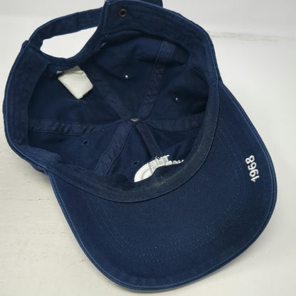 The North Face Baseball Cap Blue One Size Strapback Hat Since 1968 Logo Cotton