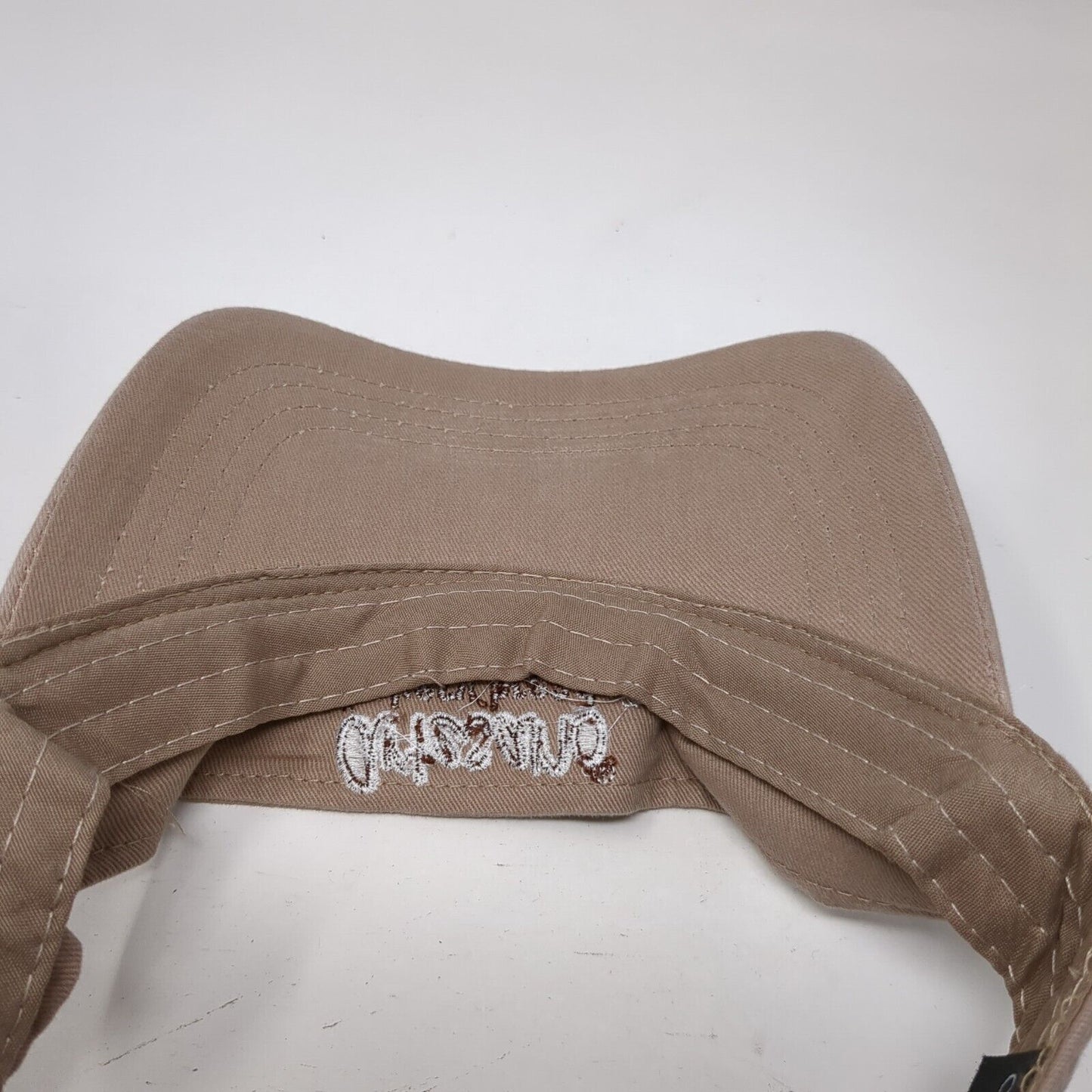 Artesano Bakery Bread Strapback Sun Visor Cap Tan OS Adjustable Cap America