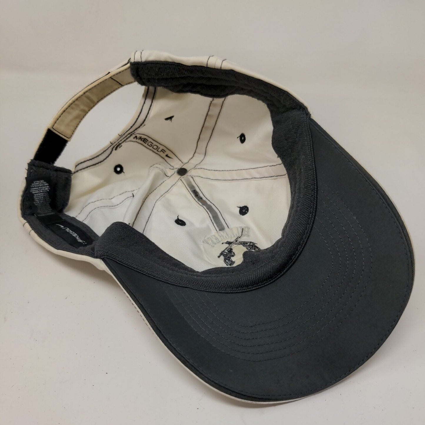 Nike Golf Men's Slideback Hat White Size OSFA Embroidered Hillcrest Shootout