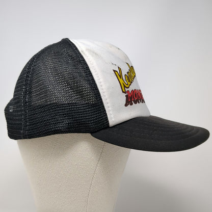 Youngan Trucker Hat Black White One Size Mesh Snapback Kendalls Monkey Bar Foam