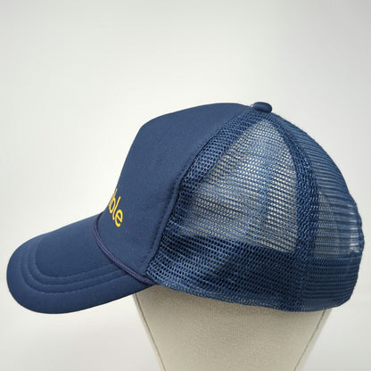 Bumble Social Dating App Logo Blue Trucker Hat One Size Snapback Mesh Foam Cord