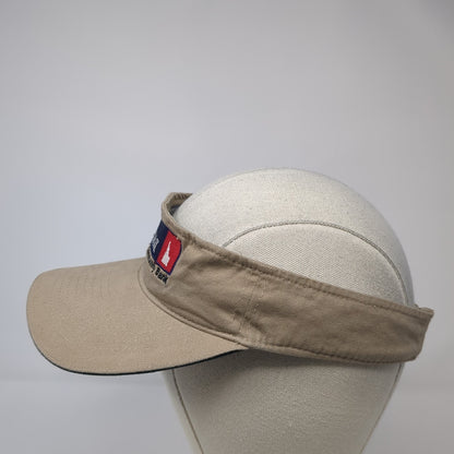 D.L. Evans Bank Idaho's Hometown Community Bank Sun Visor Hat Brown One Size