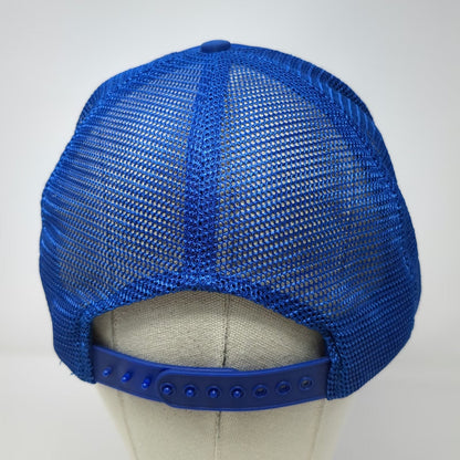 NCC Blue Angels US Navy Air Show Blue Trucker Hat One Size Scrambled Eggs Rope