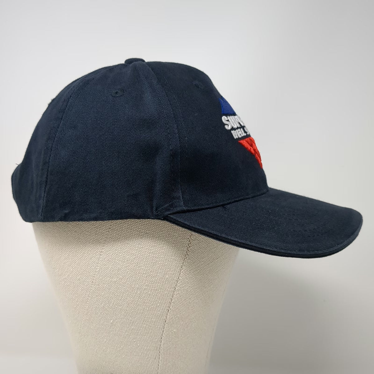 Hammette Sharp Baseball Cap Blue One Size Superior Well Services Strapback Hat