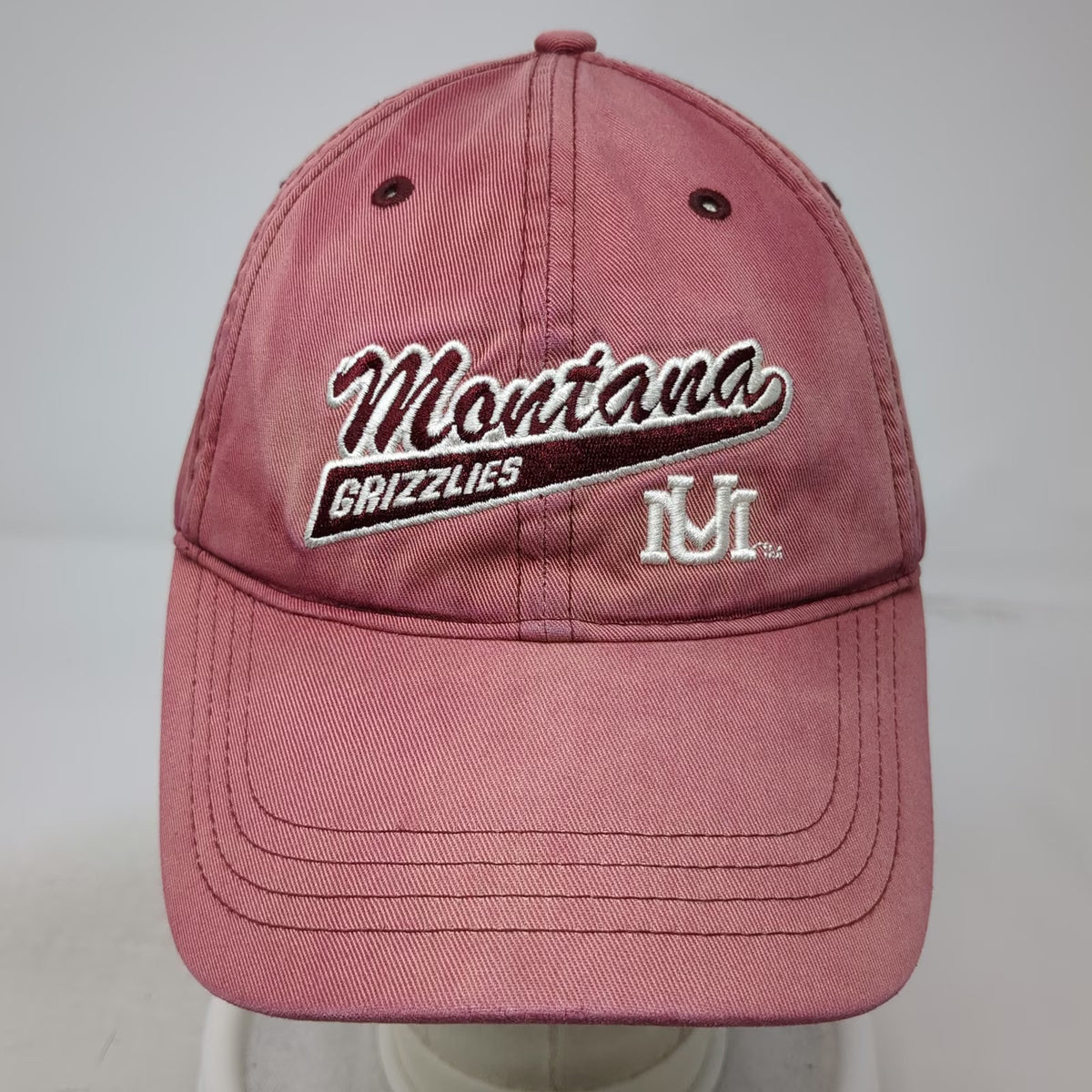 Montana Grizzlies NCAA Ouray Cap Hat Red One Size Strapback Curved Brim Cotton