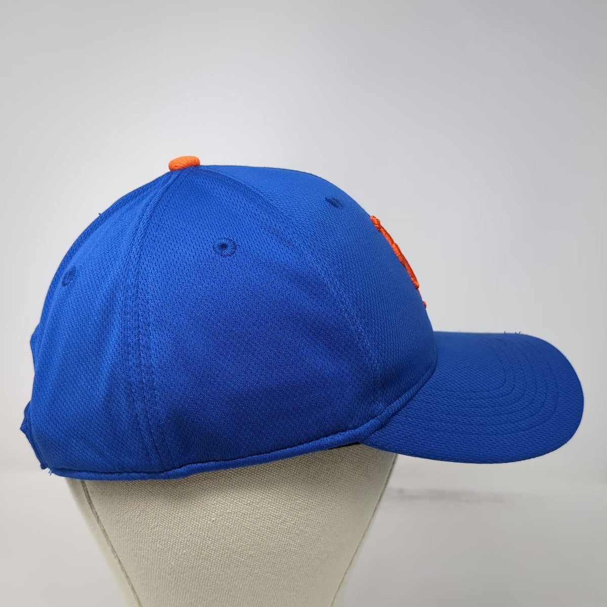 New York Mets MLB OC Sports Baseball Cap Blue One Size Mesh Strapback Hat Curved