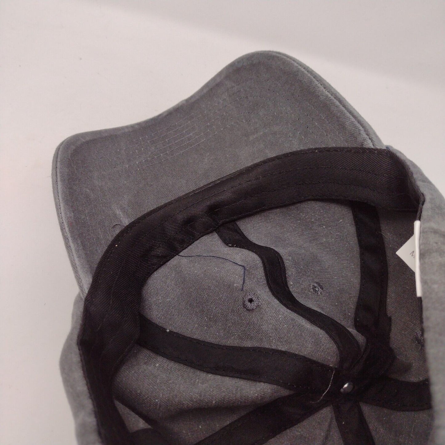 What A Difference A DAVE Makes Slideback Hat Gray OSFA Adjustable 6 Panel Cotton