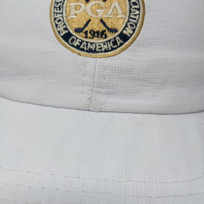 PGA Professional Golfers' Association Strapback Hat White Classic Cut