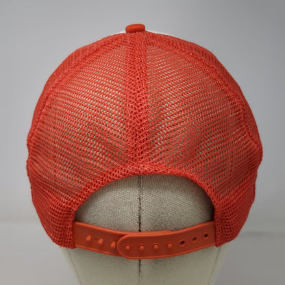 Speedway Miami Hurricanes NCAA Orange White Green OS Trucker Hat Snapback Mesh