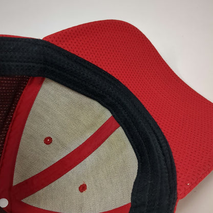 Polo Sport Ralph Lauren Red One Size Perforated Baseball Cap Hat Slideback