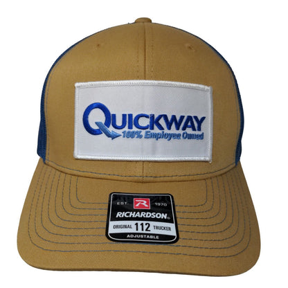 Richardson Men's Snapback Mesh Back Hat Multicolor Quickway Embroidered Logo