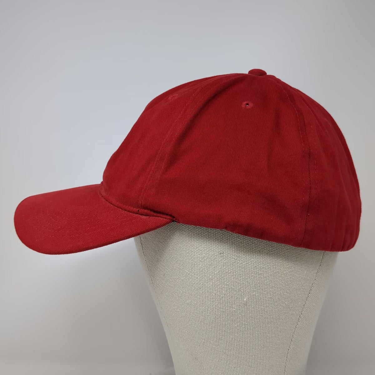 Nike Baseball Cap Red One Size Fitted Embroidered Swoosh Logo Pro Classics Hat