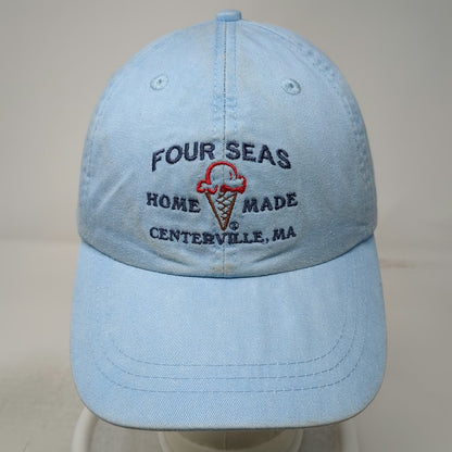 Adams Baseball Cap Blue One Size Four Seas Ice Cream Centerville Cape Cod Hat