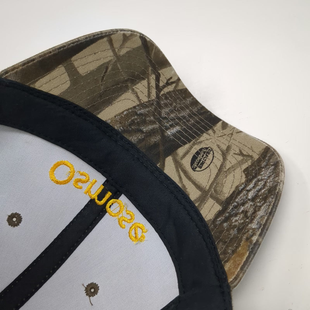 Port Authority Baseball Cap Brown One Size Osmose Utilities Camo Graphic Hat
