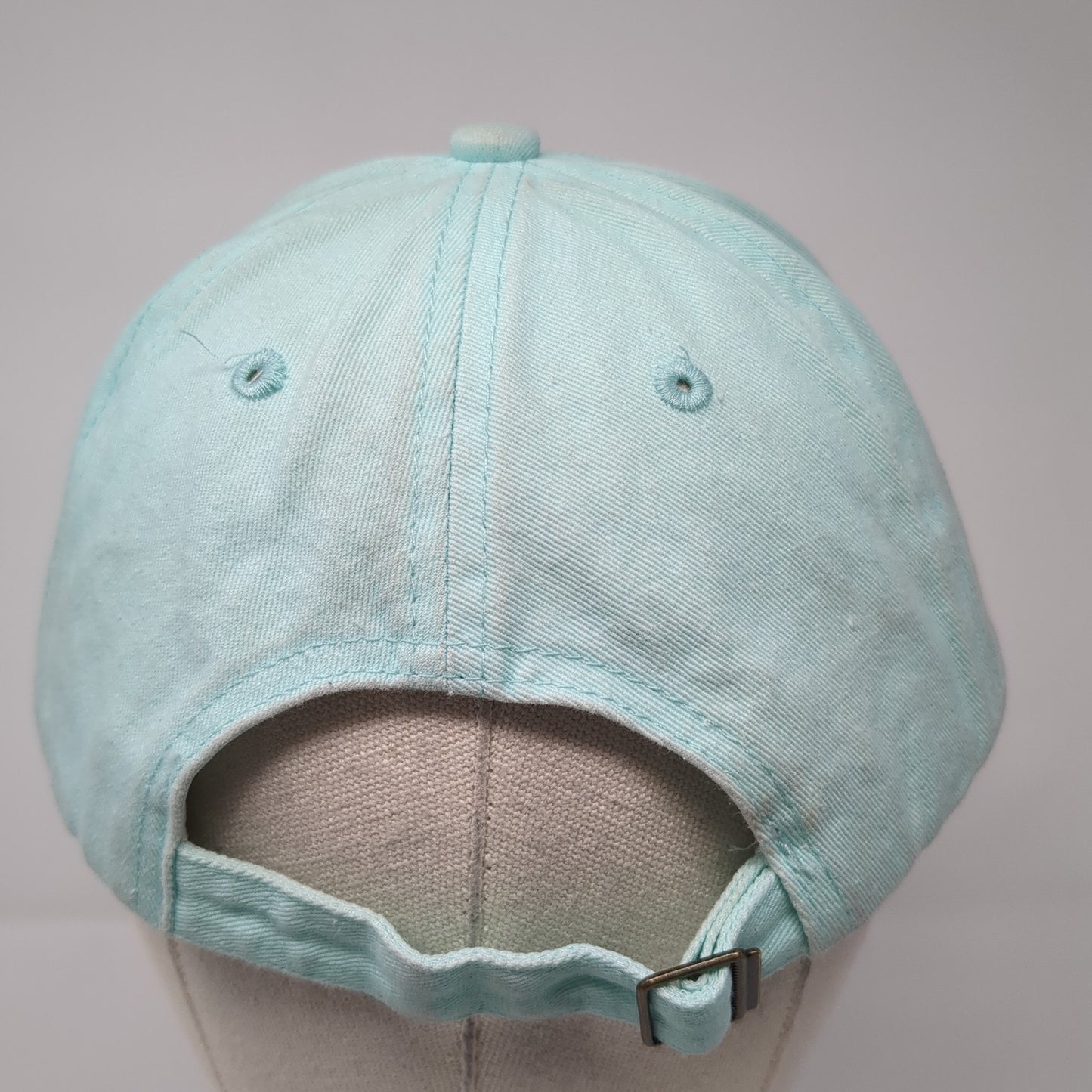Lemon Slideback Hat Blue One Size Adjustable Embroidered Vent Holes