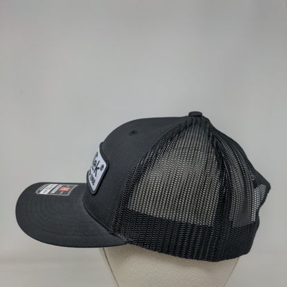 VisionTek Patch Snapback Mesh Back Trucker Hat Black Adjustable