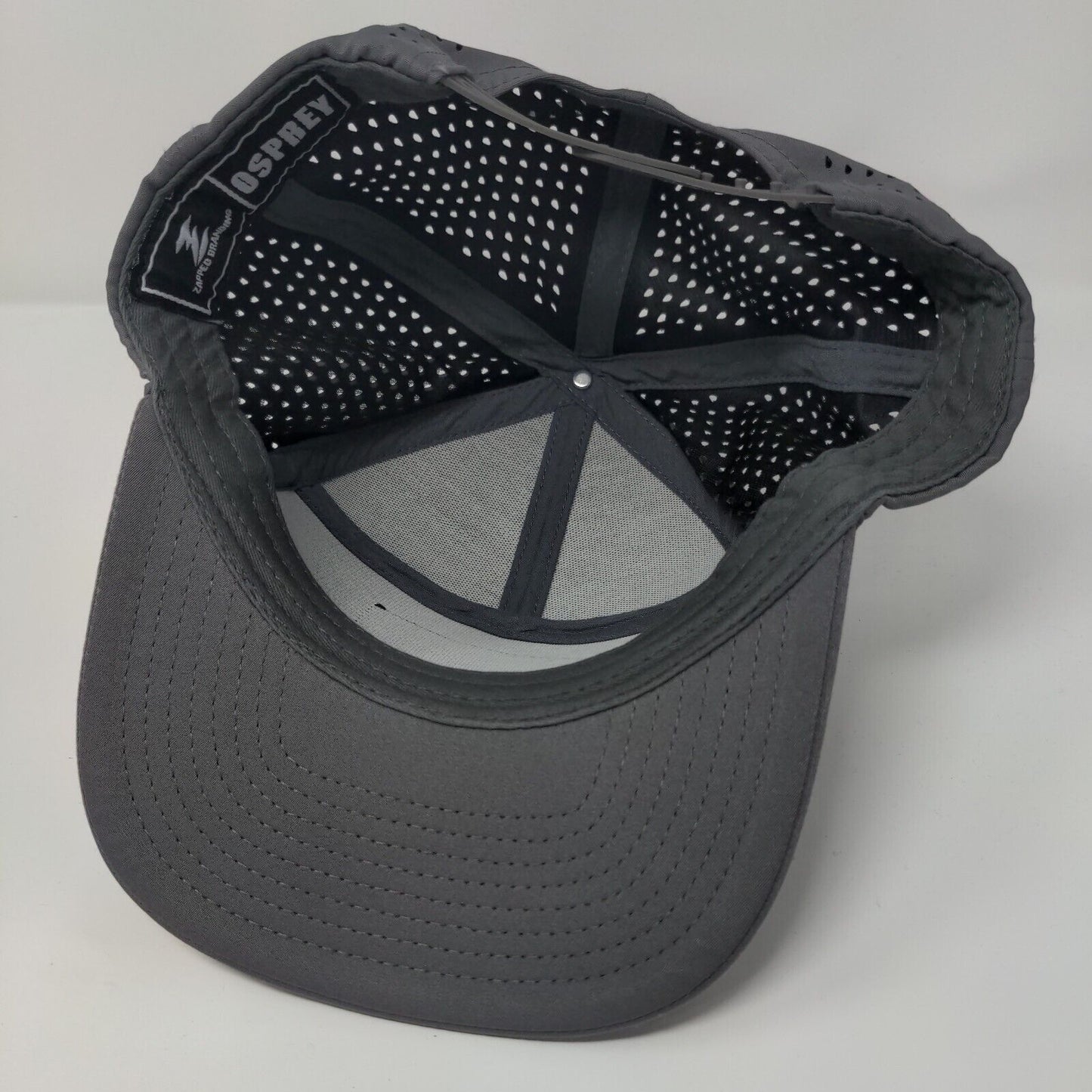 Idaho Premier Window Cleaning Snapback Hat Gray OS Adjustable Osprey Zapped