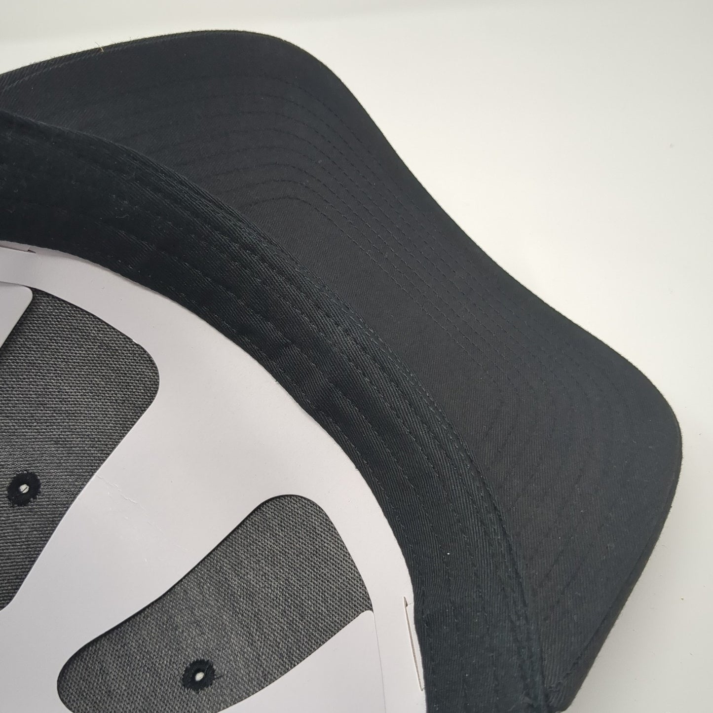 Idaho Leather Patch Snapback Trucker Hat Black One Size Mesh Back