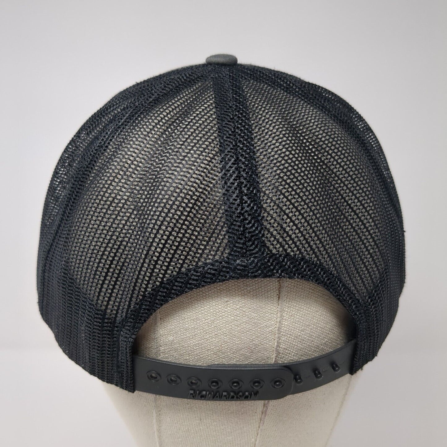 Stoltz Snapback Mesh Back Trucker Hat Gray One Size Adjustable 6 Panel