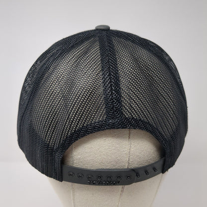 Stoltz Snapback Mesh Back Trucker Hat Gray One Size Adjustable 6 Panel