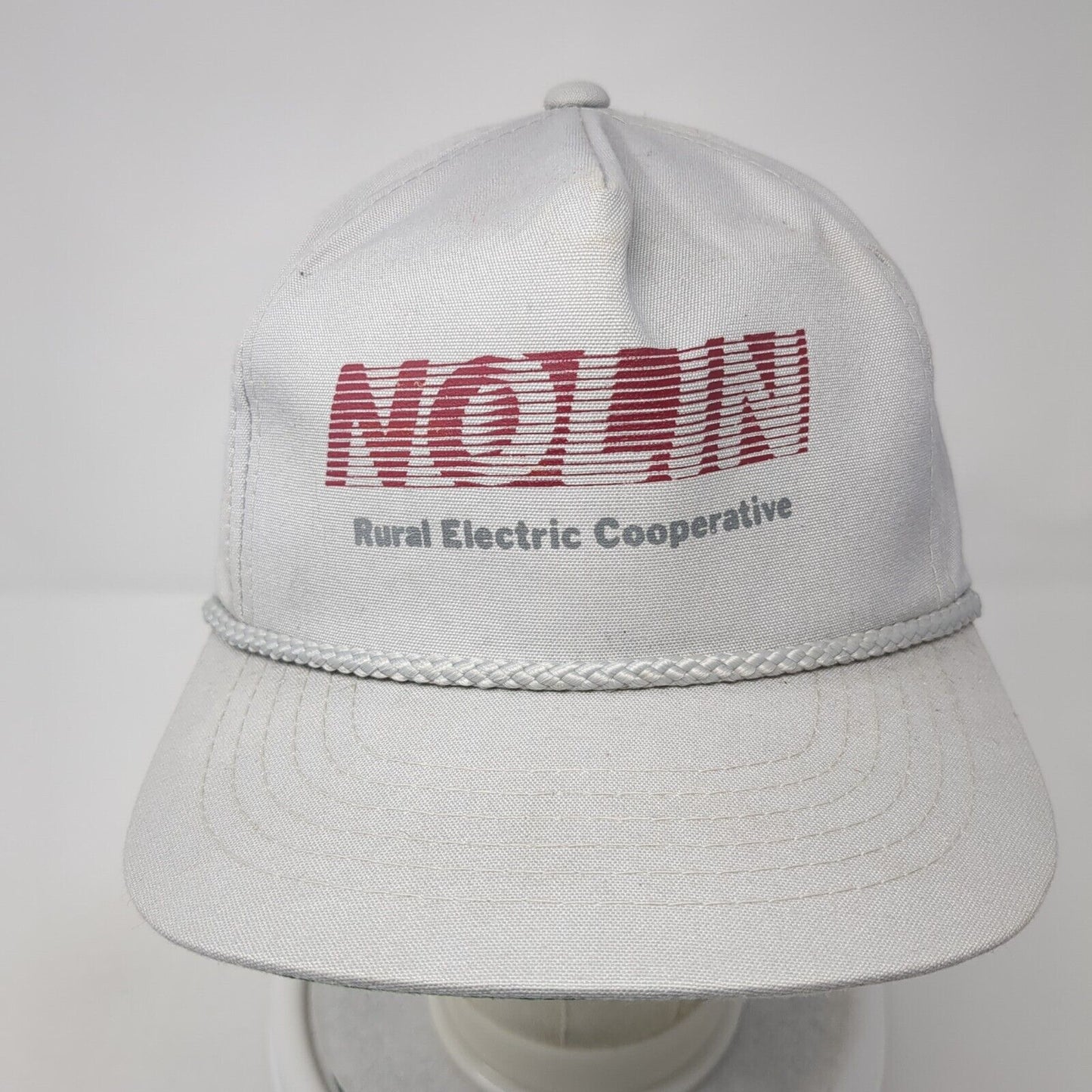 Nolin Rural Electric Cooperative Strapback Rope Hat Gray One Size