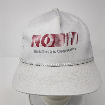 Nolin Rural Electric Cooperative Strapback Rope Hat Gray One Size