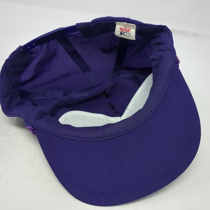 KC 5 Panel Purple One Size Snowbird Rope Snapback Hat Ski Resort Utah Mountain