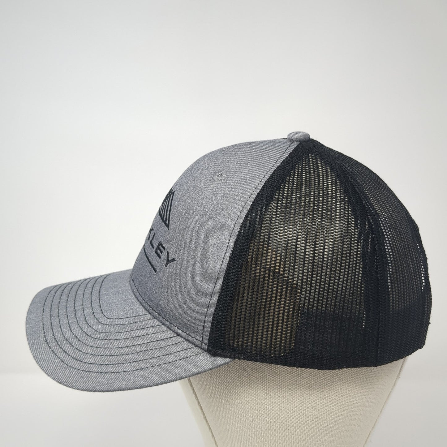 Brinkley RV Snapback Trucker Hat Gray One Size Adjustable Mesh Back Beyond