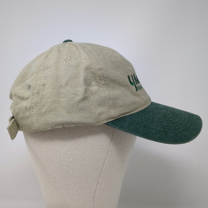 HeadShot Baseball Cap Beige Green One Size YMC Mechanical Contractor Hat