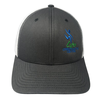 Life Chiropractic Center Trucker Hat Gray One Size Adjustable Mesh Back Yupoong