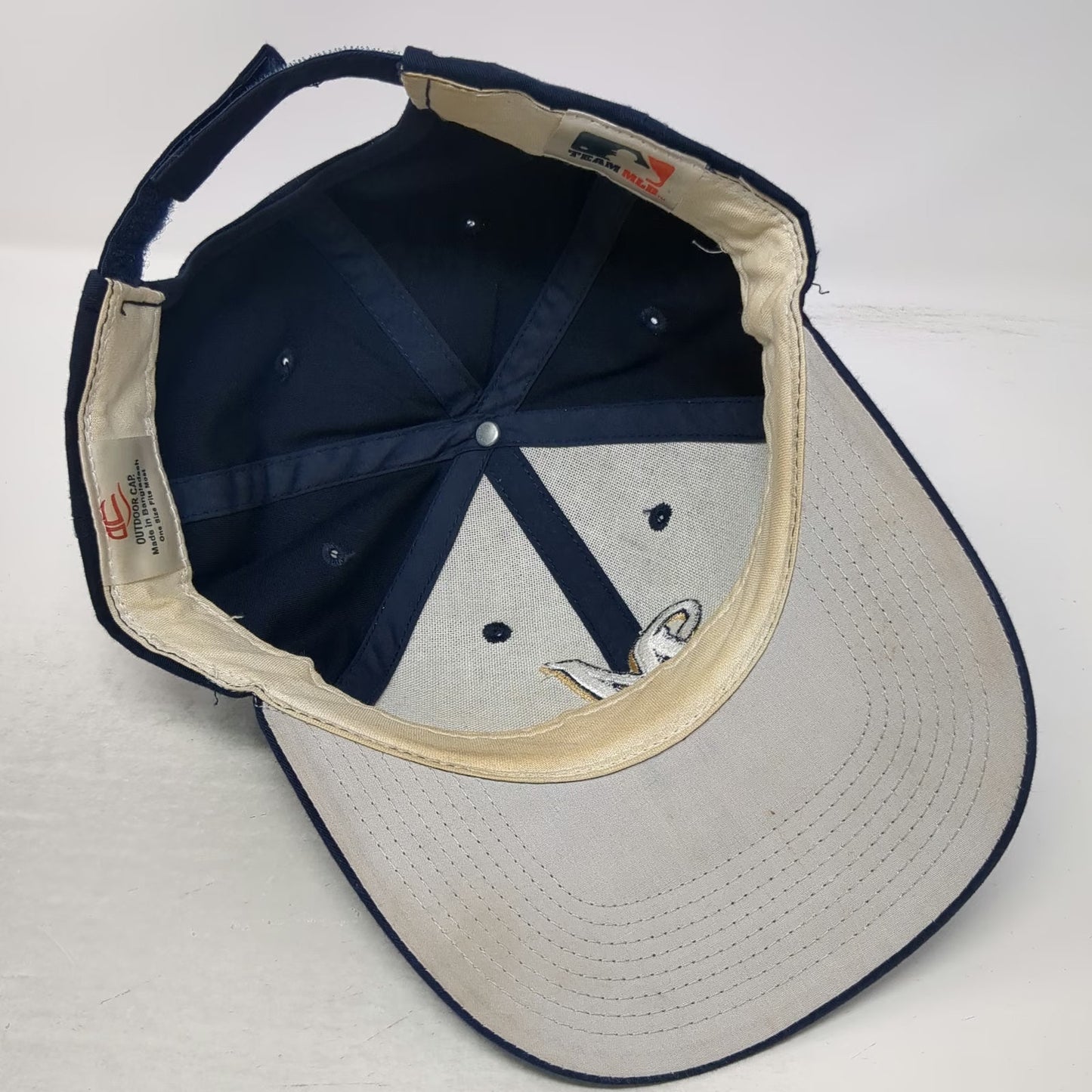 Milwaukee Brewers MLB Outdoor Baseball Cap Blue One Size OSFM Logo Strapback Hat