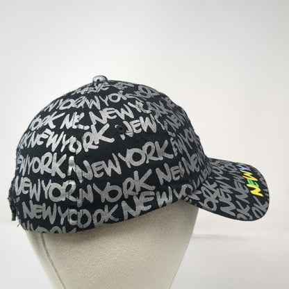 Robin Ruth New York Baseball Cap Black Gray One Size Allover Print City Hat