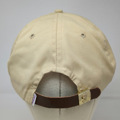 Imperial Headwear Trucker Beige Hat OS Mountain State Savings Bank Rope USA