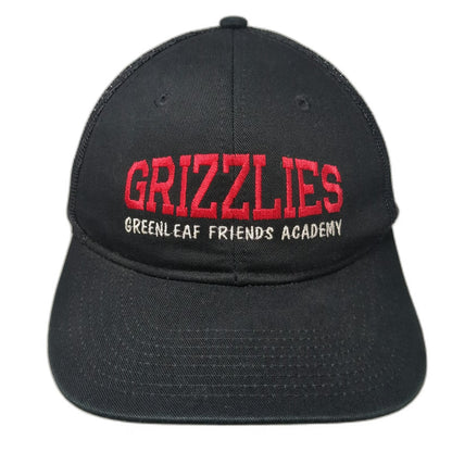 Port Authority Trucker Hat Black One Size Grizzlies Greenleaf Friends Academy