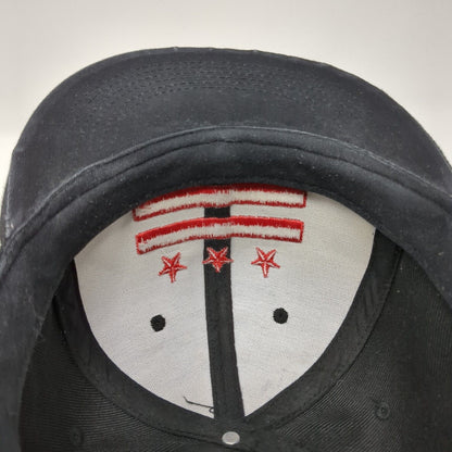 Flag of Washington D.C. Snapback Hat Black OS Adjustable Embroidered DC One