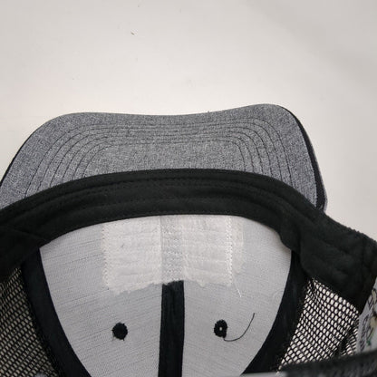 Flag Patch Snapback Trucker Hat Gray OSFA Mesh Back Arcadian Outfitters