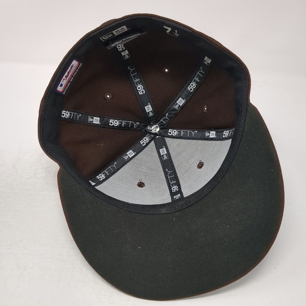 New Era San Diego Padres MLB Baseball Cap Brown 7 1/8 Fitted 59FIFTY OnField Hat