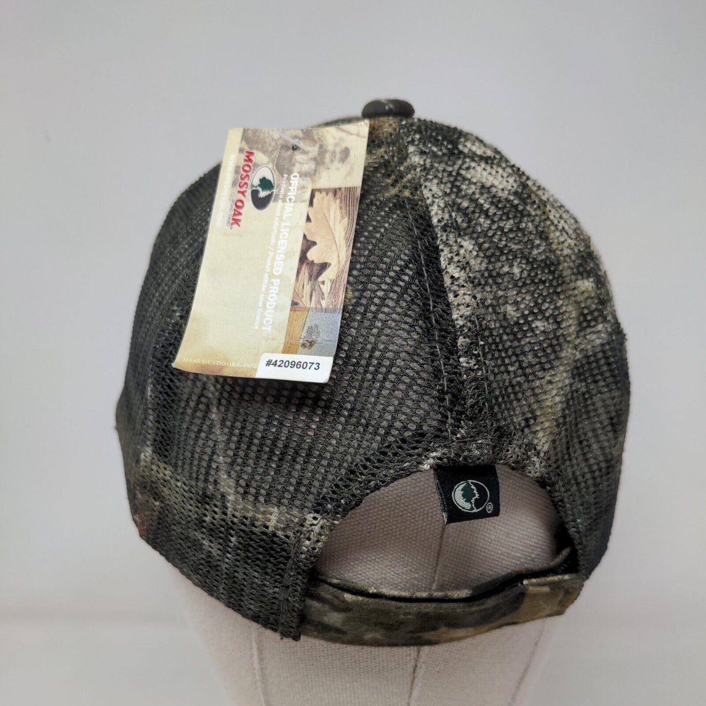 RK Oil LLC Strapback Trucker Hat Camouflage OSFM Adjustable Mesh Back W/Tags