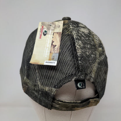 RK Oil LLC Strapback Trucker Hat Camouflage OSFM Adjustable Mesh Back W/Tags