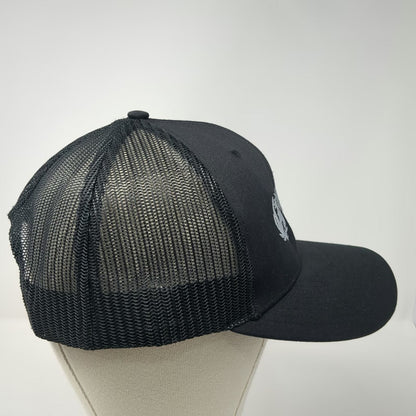 Richardson 112 Ruger Firearms Black One Size Trucker Hat Snapback Mesh Logo