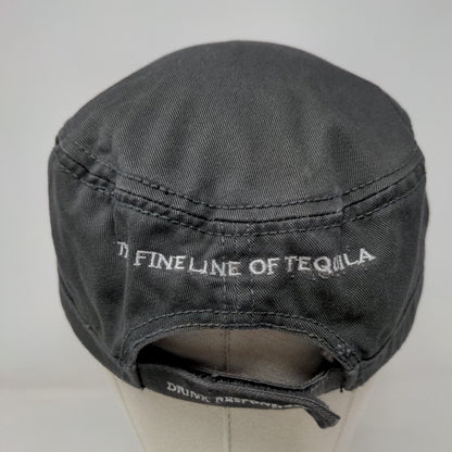 Hornitos Drink Responsibly Cadet Army Cap Gray OSFA Adjustable Style Master