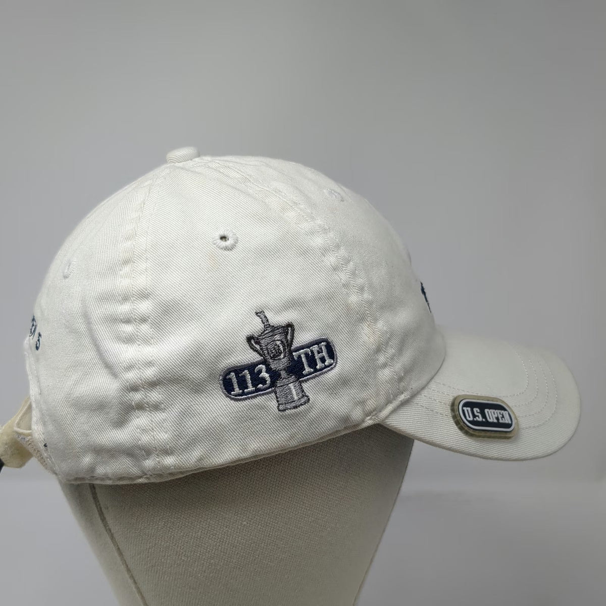 Ahead Baseball Cap White One Size 2013 US Open Merion Golf Club Ball Marker Hat