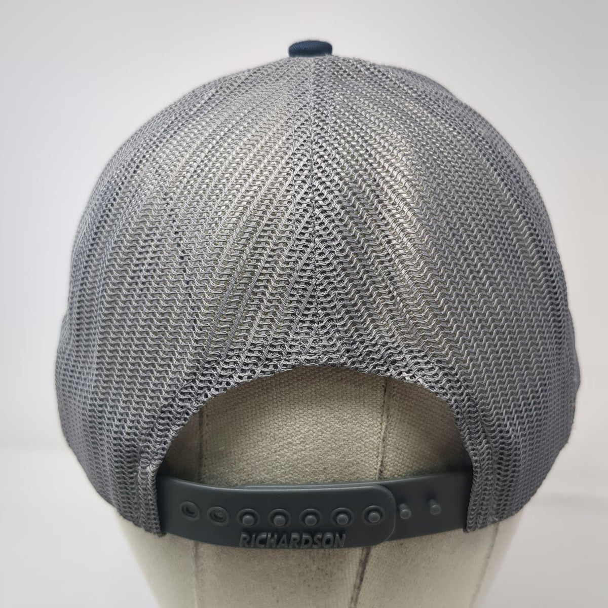 Richardson Trucker Hat Gray One Size Johnstone Supply Mesh Snapback Hat