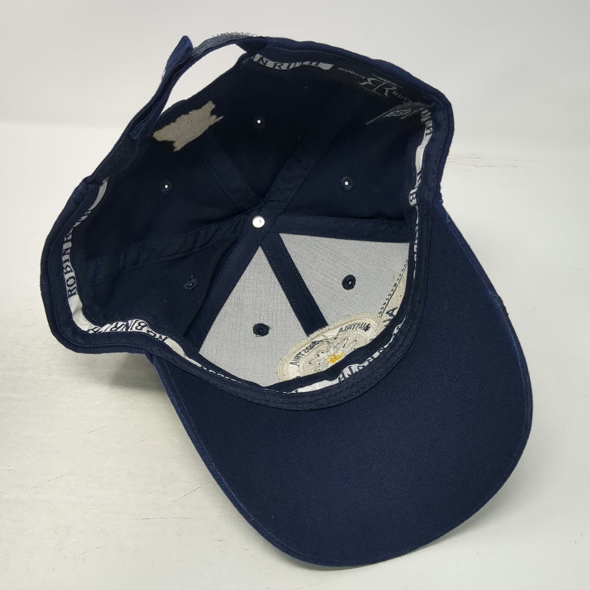 Robin Ruth Austria Edelweiss Flower Blue Baseball Cap One Size Strapback Hat