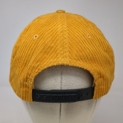 YOU KNOW. Sun Valley Mustard Yellow 5 Panel Corduroy Rope Hat Adjustable OSFM