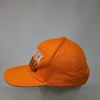 Trafick Cones Snapback Hat Orange OS Adjustable Embroidered The Classics Yupoong