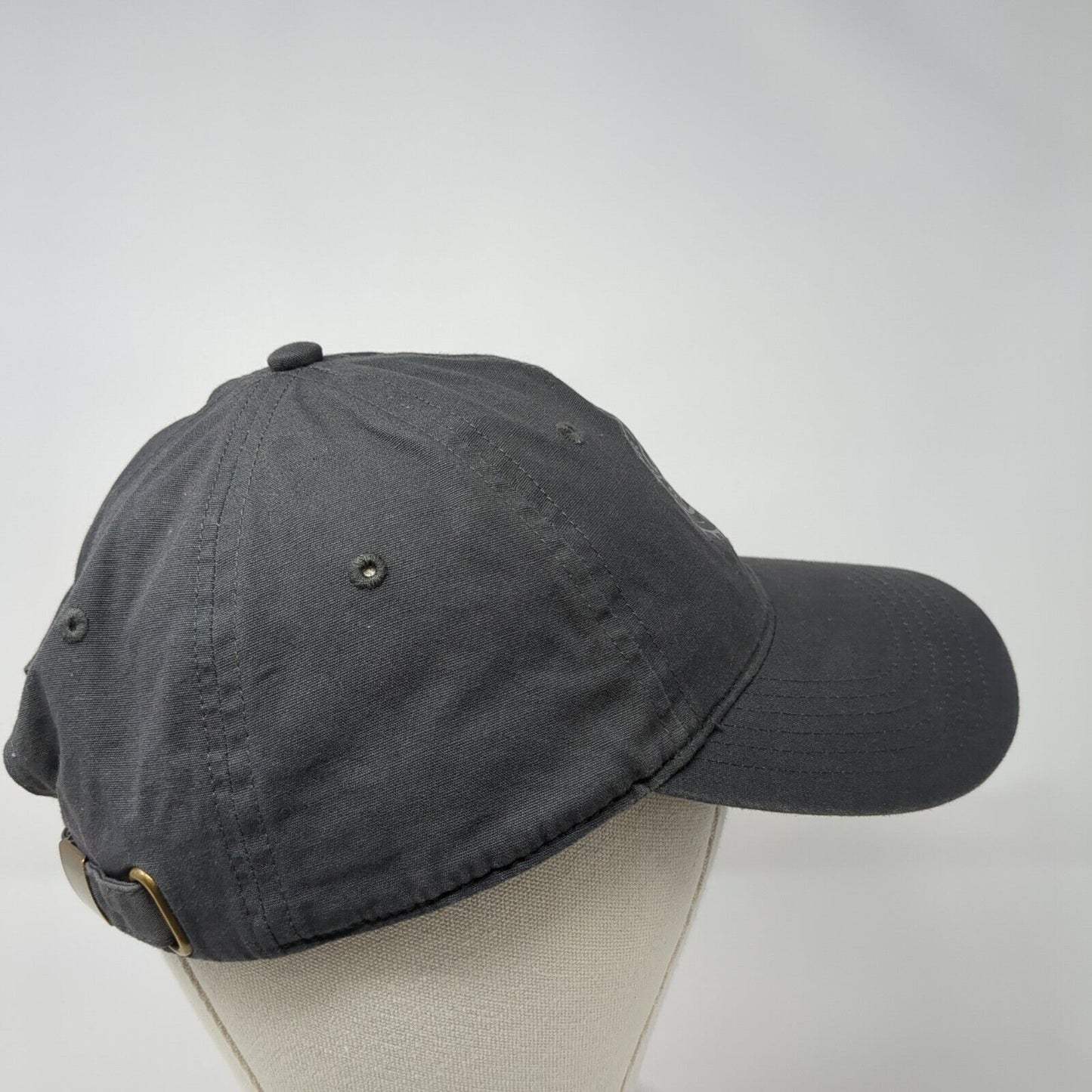 Hop Revolution Slideback Hat Gray One Size Adjustable Solid 6 Panel