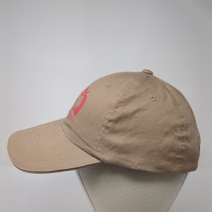 New York Cares Strapback Hat Brown One Size Adjustable Norwood Solid